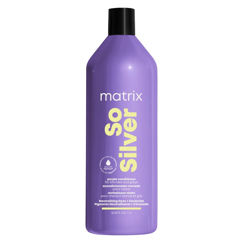 Matrix So Silver Purple Conditioner For Blondes And Grays 1000 Ml
