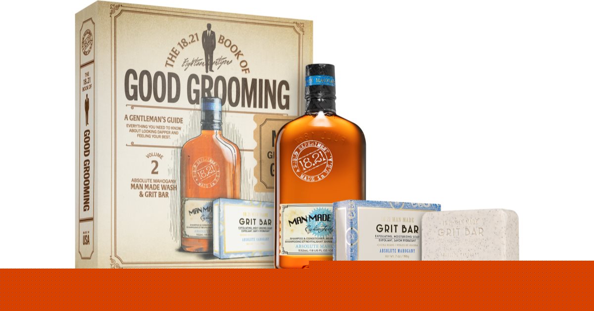 18.21 Man Made Book of Good Grooming Volume 2 Set Men