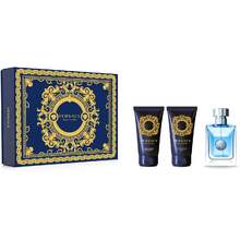 Versace Versace for men gift set EDT 50 ml, aftershave balm 50 ml and shampoo 50 ml