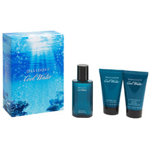 Davidoff Cool Water Man set package eau de toilette 40 ml, shower gel 50 ml and aftershave balm 50 ml - 40 ml