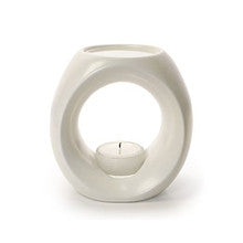 Primavera Ceramic Aromalampa krémově bílá