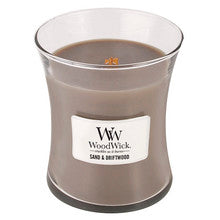 Woodwick Vaso Sand & Driftwood (sabbia e legno) - Candela profumata - 609,5 g