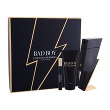 Carolina herrera Bad Boy gift set eau de toilette 100 ml, shower gel 100 ml and eau de toilette miniature 10 ml - 100 ml