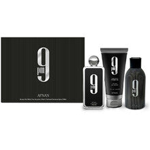 Afnan 9PM 오 드 퍼퓸 100ml, 샤워 젤 150ml, 데오드란트 스프레이 150ml 선물 세트