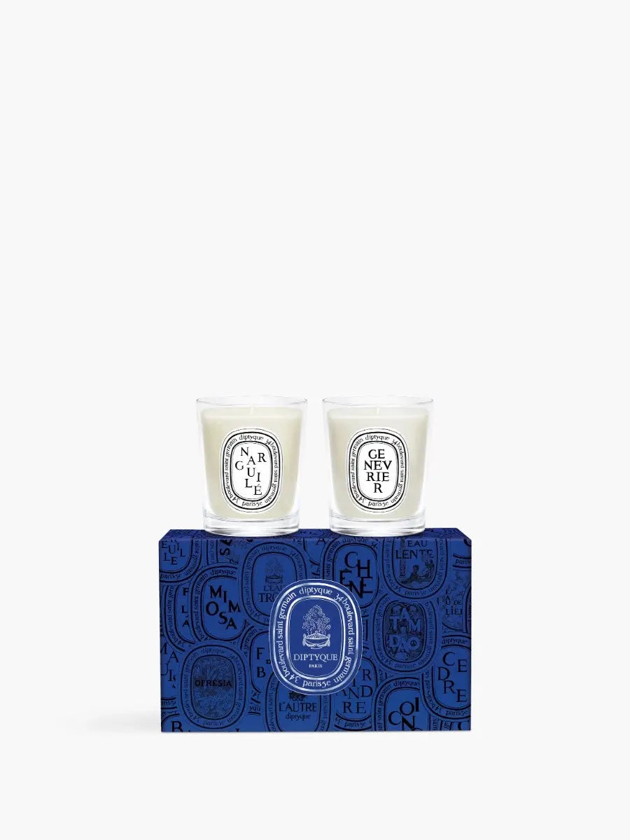 Diptyque Narguilè & Genevrier krabička na svíčky - 2 X 70 GR.