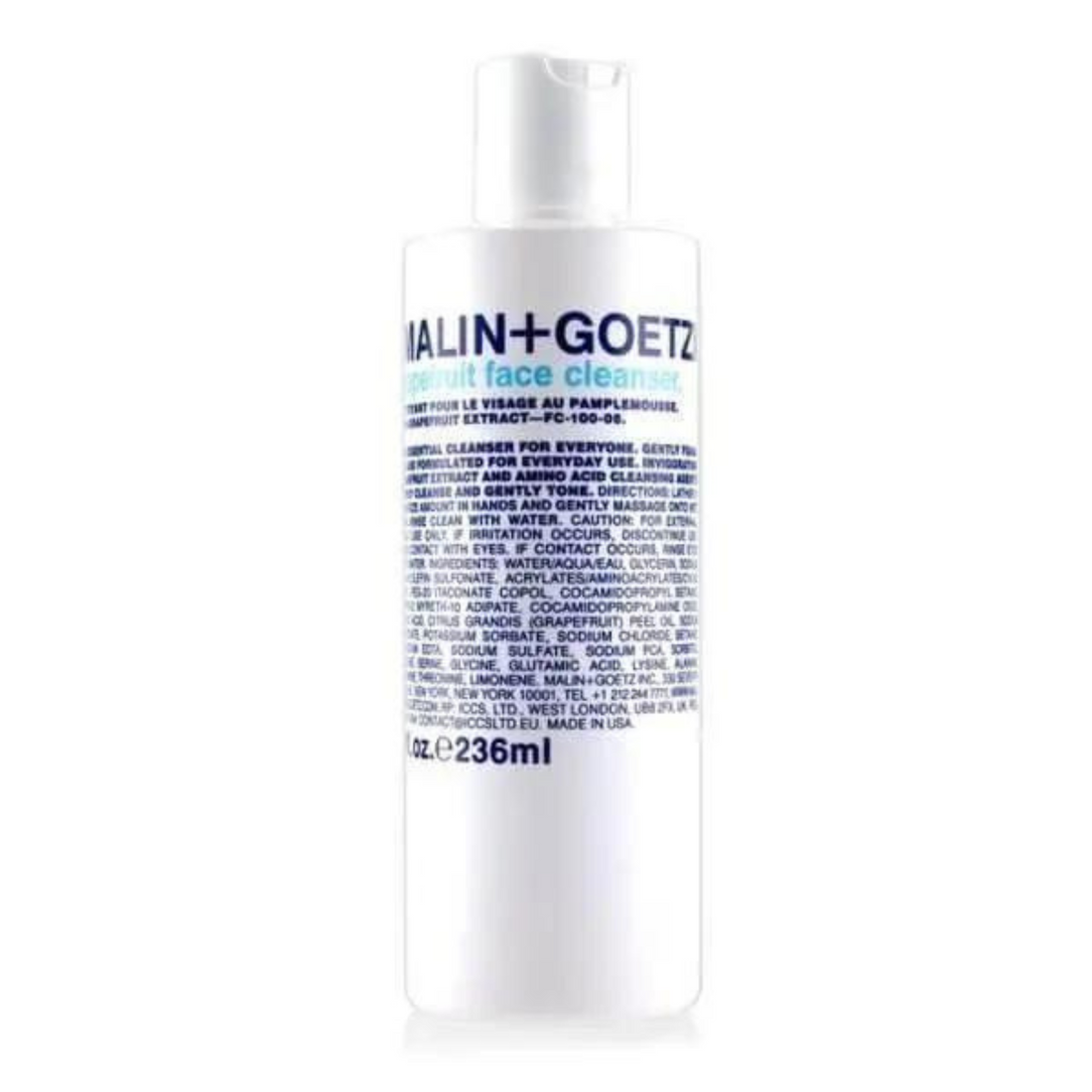 Malin + Goetz Grapefruit Detergente viso236 ML