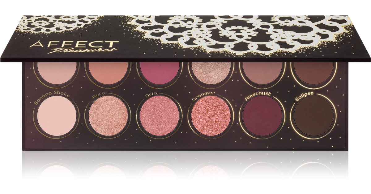 Oogschaduw palet Affect Schatten 12x2 gr