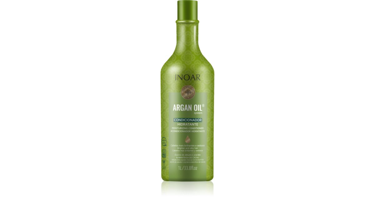 INOAR Argan Oil System moisturizing and smoothing conditioner 1000 ml