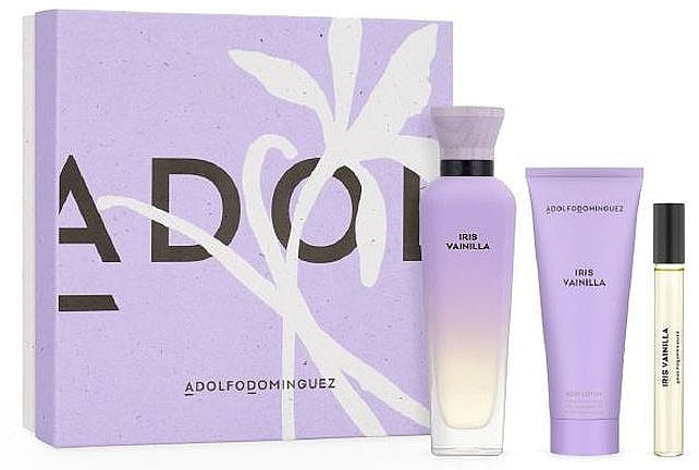 Adolfo Dominguez Agua Fresca Iris Vanille Eau de Parfum 120 ml set voor dames