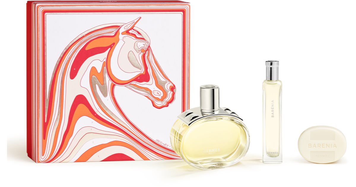 HERMÈS Barénia Eau de Parfum caixa de presente feminina Eau de Toilette 50 ml + Eau de Toilette 15 ml + sabonete perfumado 25 g