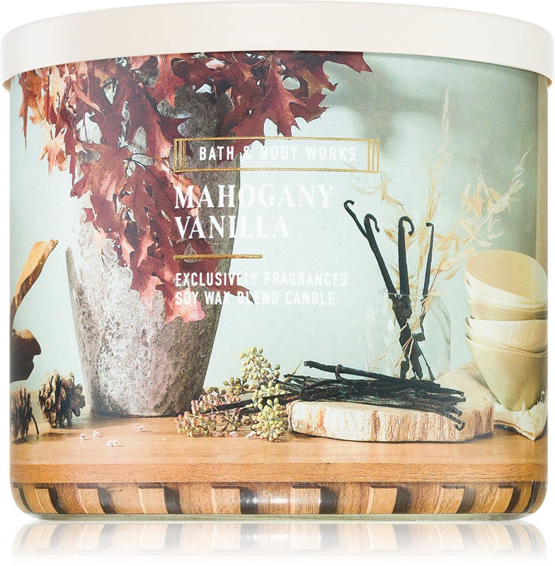 Bath & Body Works Mahogany Vanilla Scented Candle 411g