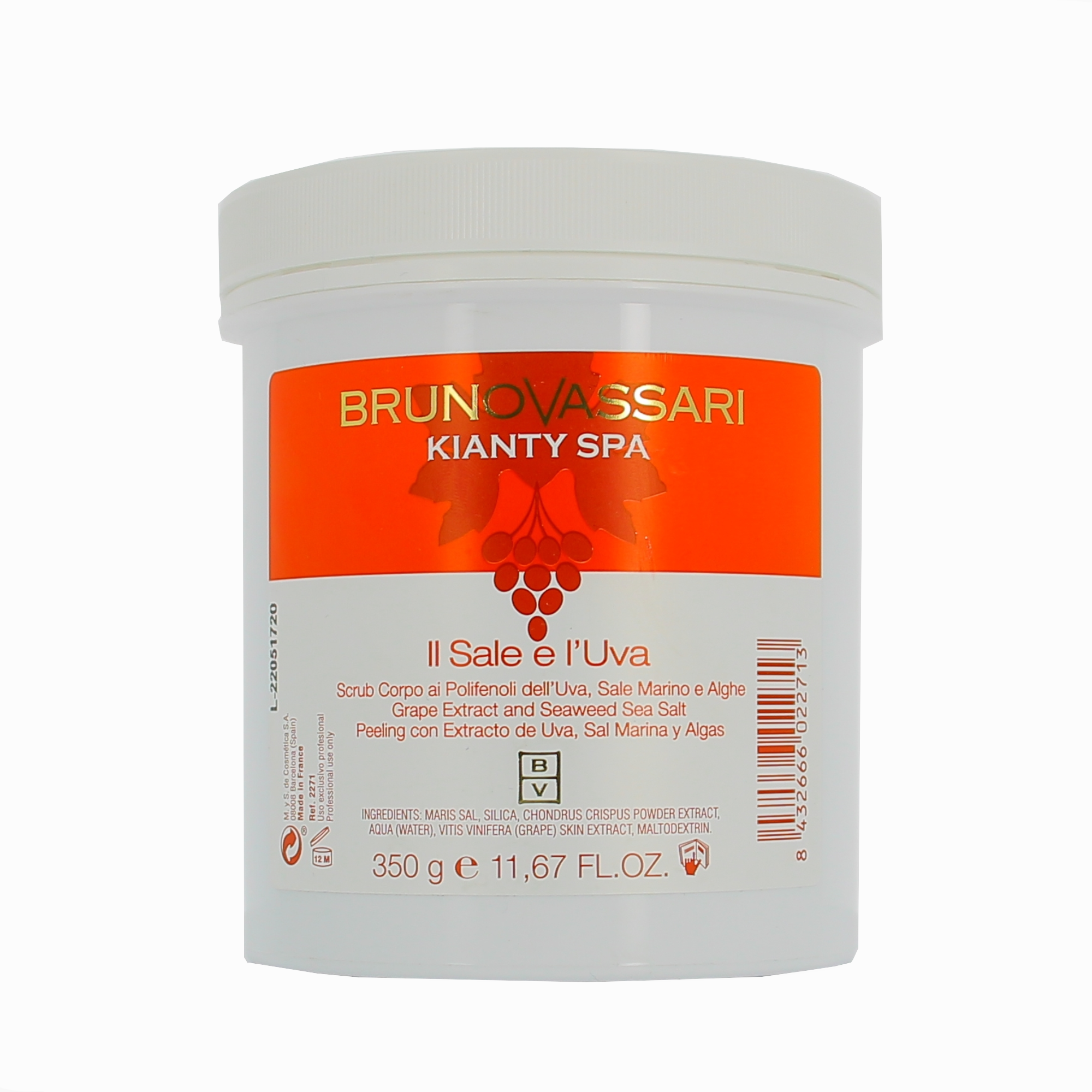 Bruno Vassari Kianty SPA Grape Illuminating Body Scrub 350 g