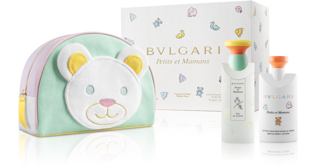 BVLGARI Petits et Mamans estuche regalo unisex Eau de Toilette 100 ml + leche corporal delicada 75 ml + bolsa 1ud