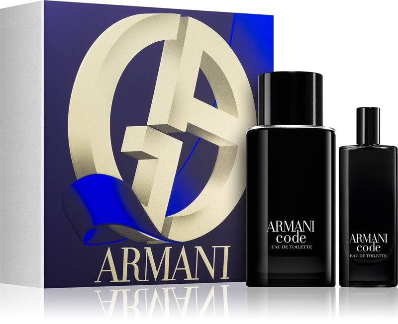 Armani Code confezione regalo per uomo edt da 75ml e 15m