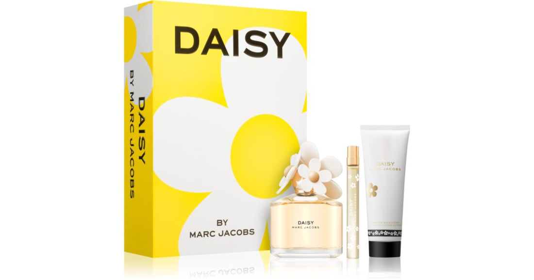 Marc Jacobs Daisy confezione regalo da donna Eau de Toilette 100 ml + latte corpo 75 ml + Eau de Toilette spray da viaggio 10 ml