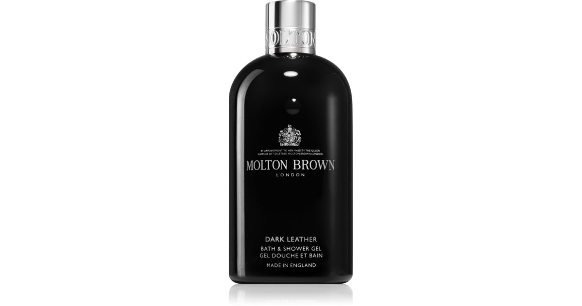 Molton Brown Dark Leather relaxing shower gel and bath 300 ml