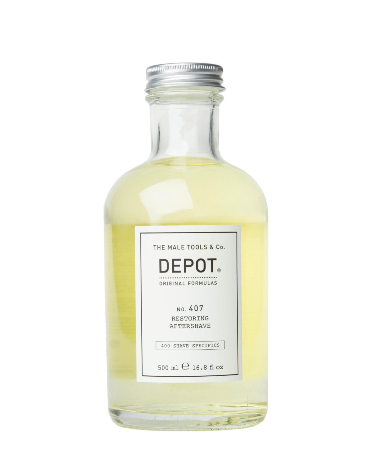Depot 400 Specs No. 407 Regenerating and refreshing aftershave lotion Pro-Vitamin B5 500 ml