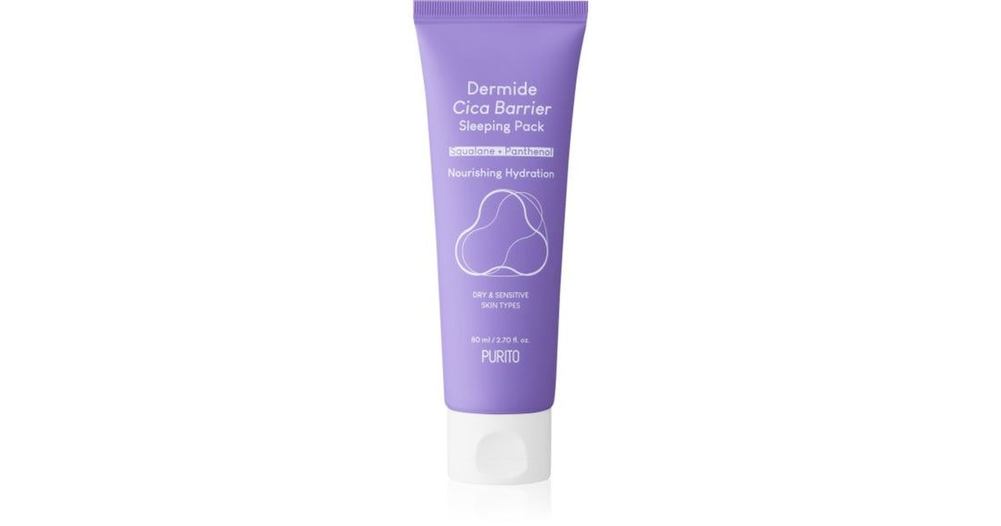 Purito Dermide Cica Barrier crema idratante notte con ceramidi 80 ml
