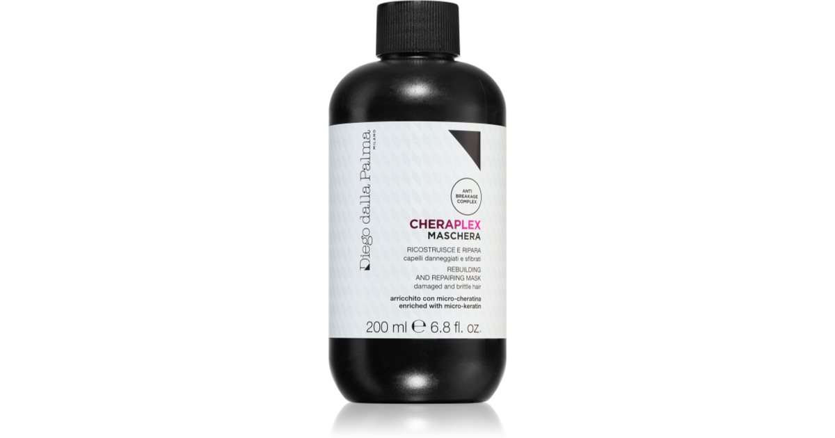 Diego dalla Palma Maschera Regenerierende Rekonstruktion und Reparatur für stark geschädigtes, brüchiges Haar 200 ml