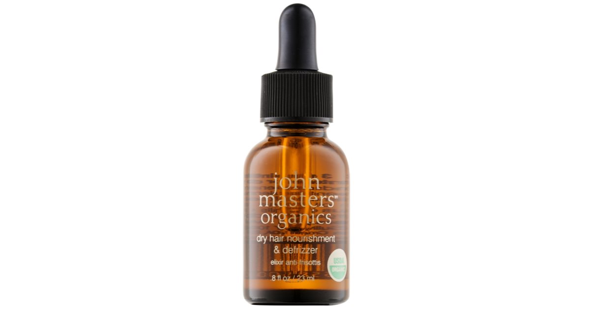 John Masters Organics nutriente e anticrespo olio trattante per lisciare i capelli 23 ml