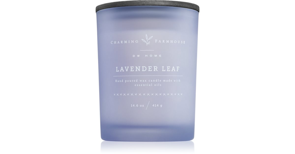 DW Home Charming Farmhouse Lavender Leaf scented candle 414 g