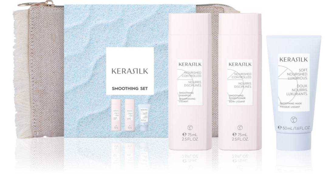 KERASILK Essentials Set 여행용 헤어 스트레이트닝 키트 3종