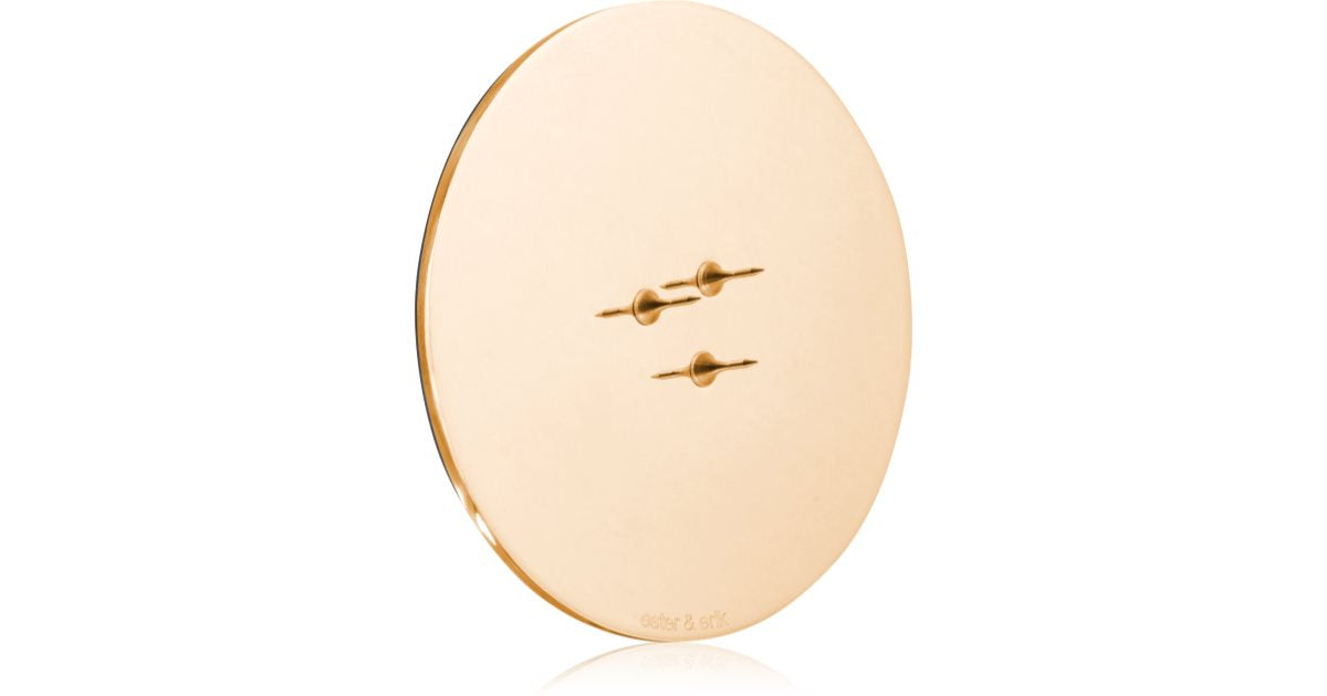 tilbehør ester & erik skinnende gull duftlysestake 9 cm