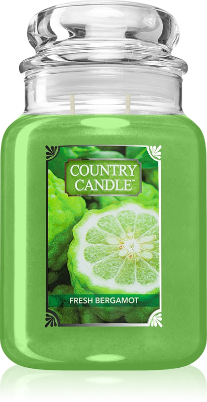 Country Candle Fresh Αρωματικό κερί με περγαμόντο 737 γρ