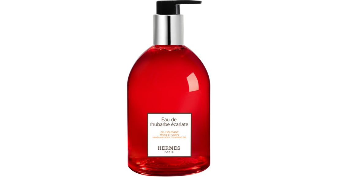 HERMÈS Le Bain Eau de rhubarbe écarlate gel doccia unisex 300 ml