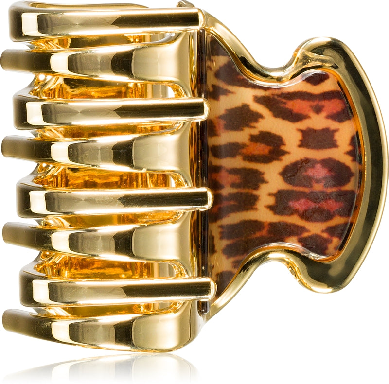 Janeke Hair-Clip Leopard Pinza per capelli 4,5x4 cm