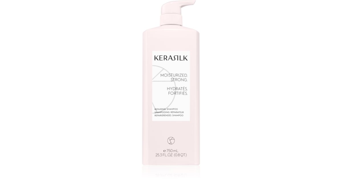 KERASILK Essentials Repairing Cleansing and Nourishing Shampoo for Damaged and Dry Hair 250 ml