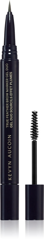 Kevyn Aucoin True Feather Marker Gel Duo Eyebrow Pencil with Brush Ash Blonde 0,4ml