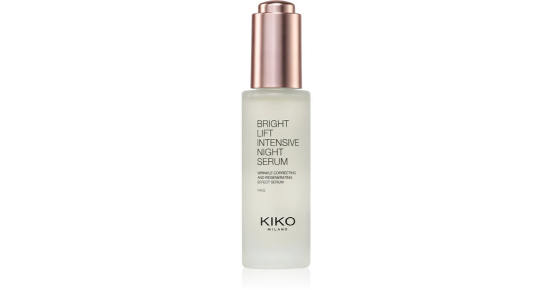 KIKO Milano Bright Lift Intensive siero notte antirughe effetto rigenerante 30 ml