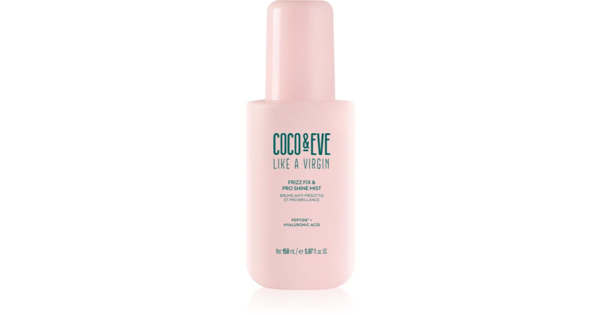 Coco & Eve Like A Virgin Frizz Fix & Pro Shine anti-frizz spray for shiny and soft hair 150 ml