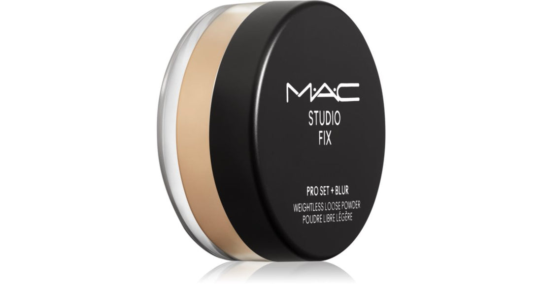 MAC Cosmetics Studio Fix Pro Set + Blur Gewichtloos matterend fixeerpoeder, Donkere kleur 6,5 g