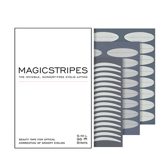 Prova di lifting delle palpebre con strisce magiche