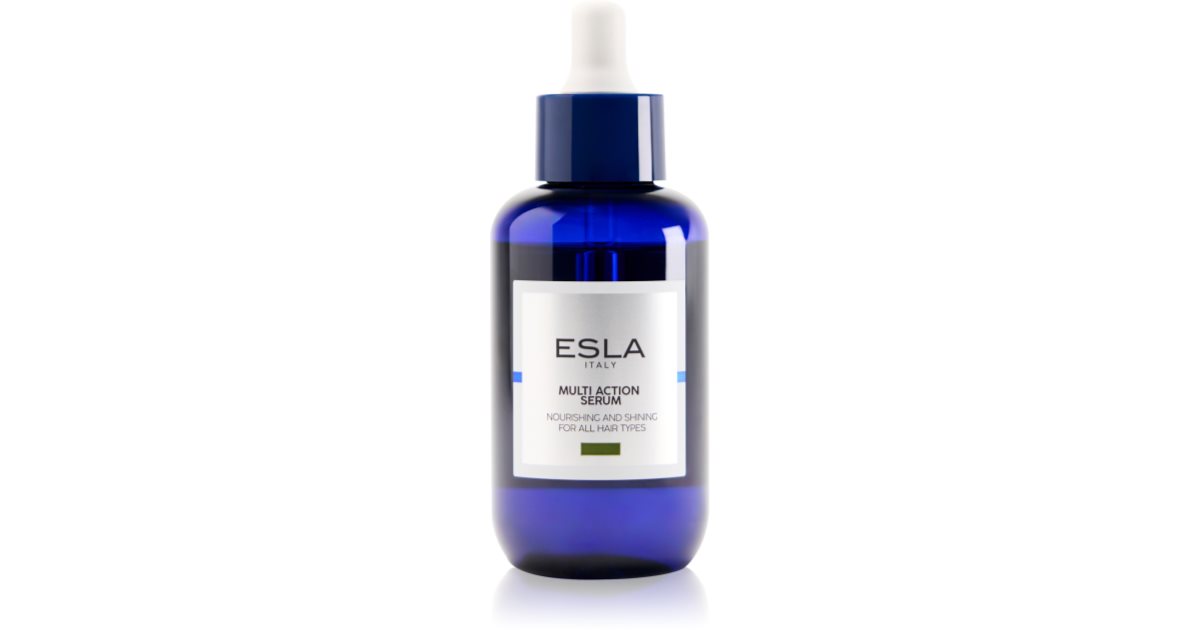 ESLA ITALY Multi Action Serum trattamento multifunzione per capelli per capelli brillanti e morbidi 100 ml