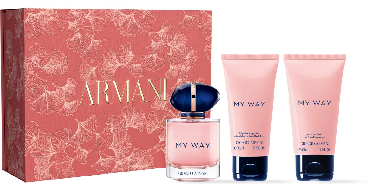 Armani Conjunto de presentes feminino My Way com 3 produtos
