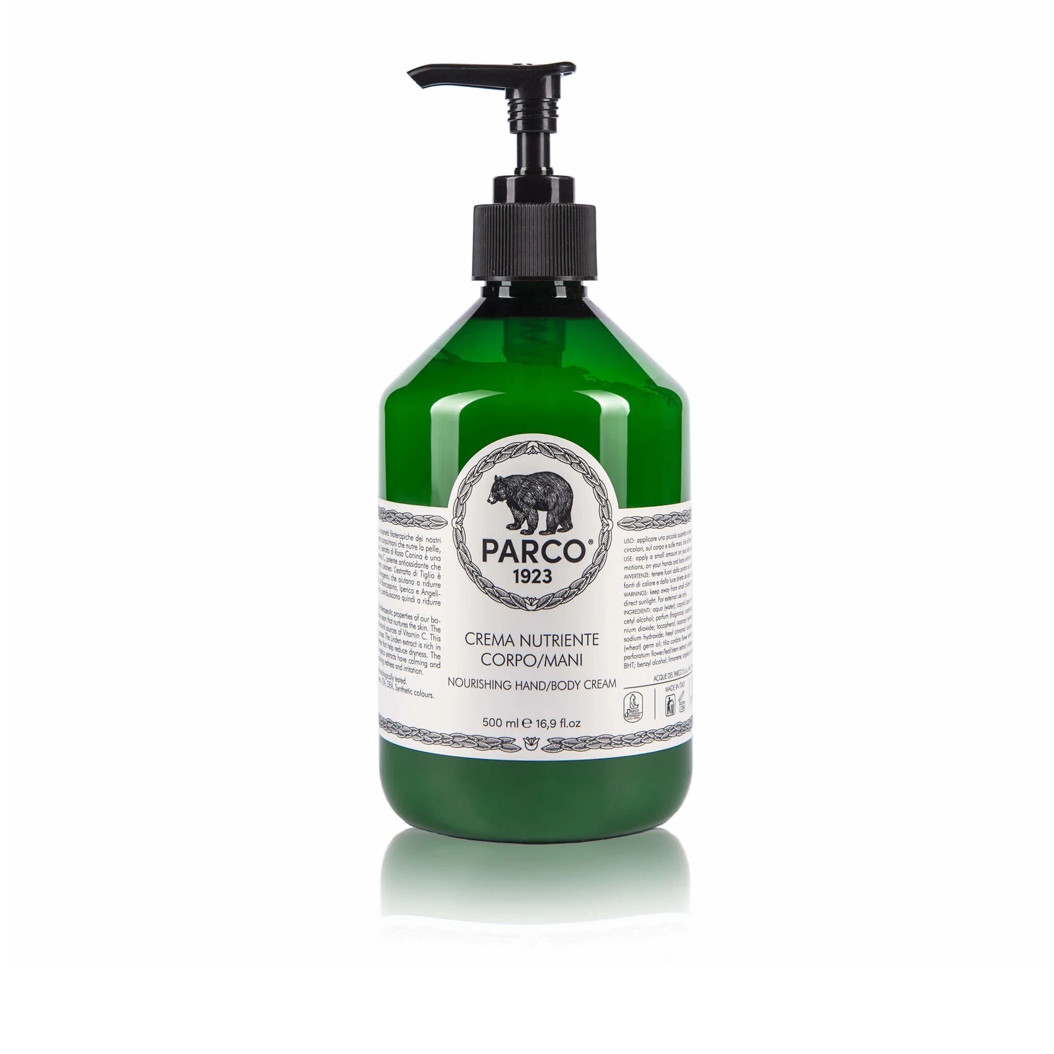 Parco 1923 Crema Nutriente corpo e Mani 500ml