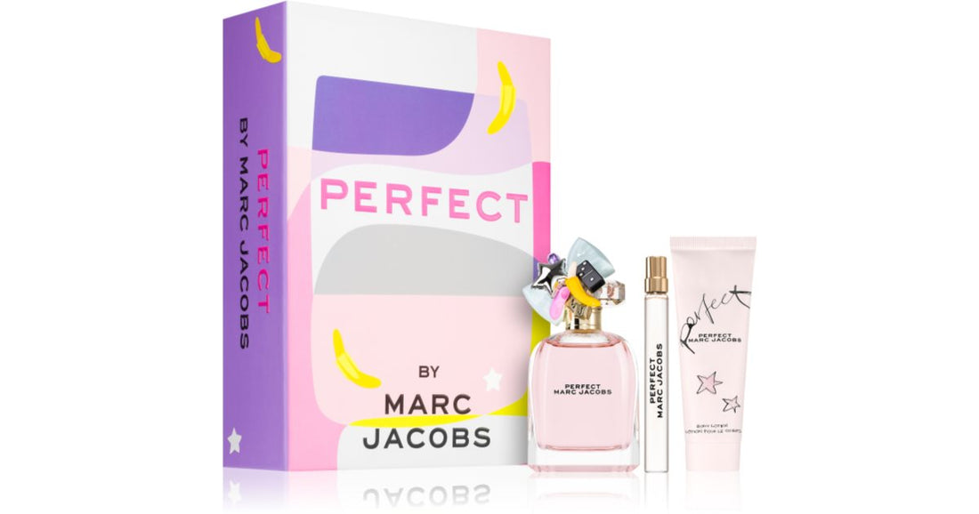 Marc Jacobs Perfect confezione regalo da donna Eau de Toilette 100 ml + latte corpo 75 ml + Eau de Toilette spray da viaggio 10 ml