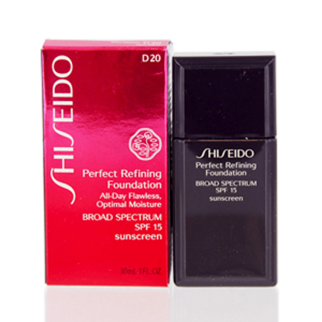 Shiseido Perfect Refining Hydrating Liquid Foundation D20 Rich Brown SPF 15 30 מ"ל