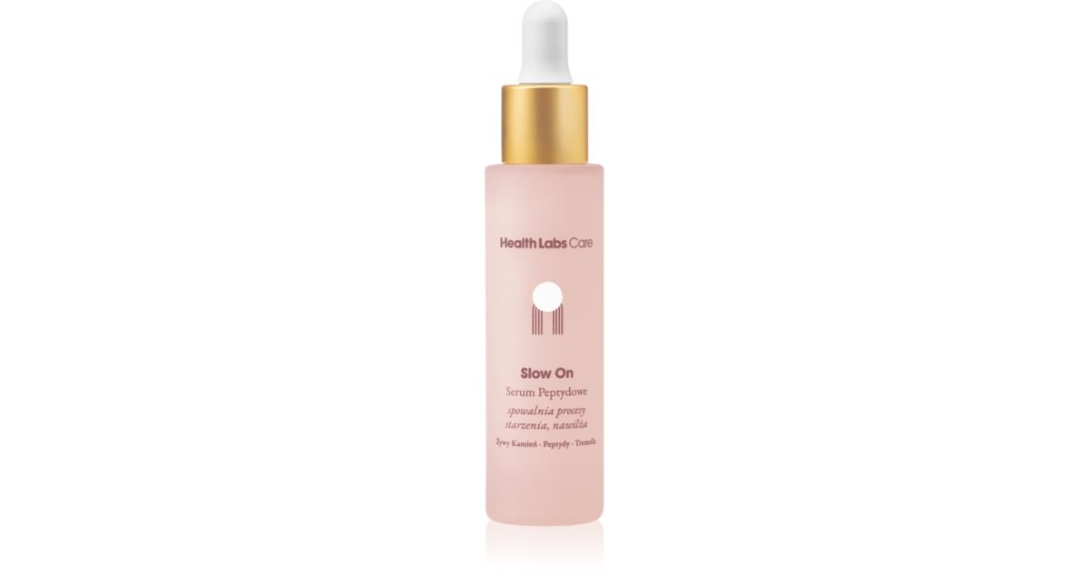 Health Labs Care Slow On smoothing serum for hydrated and radiant skin with peptides 30 ml