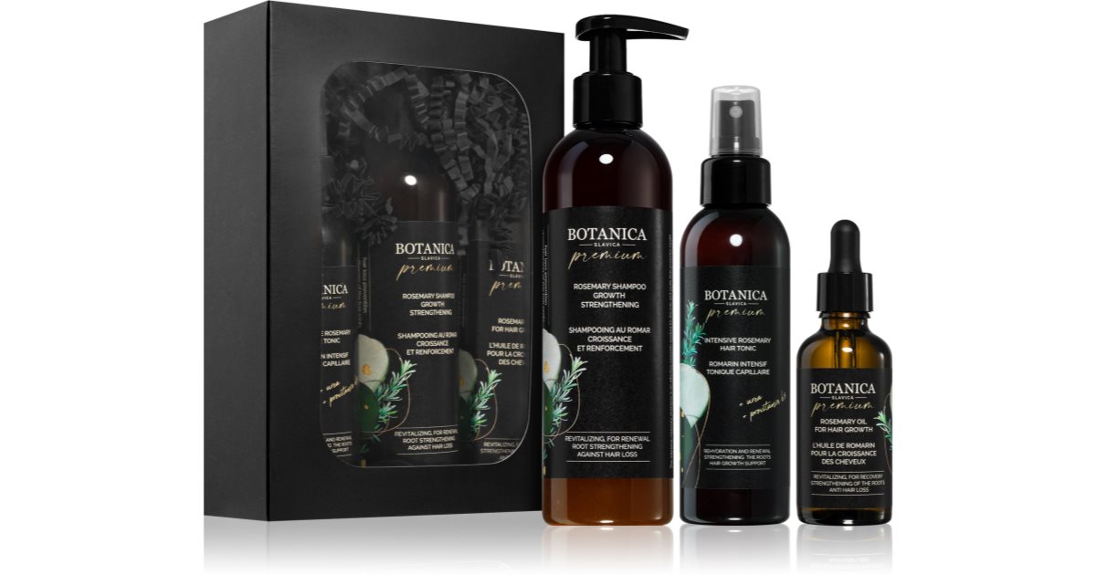 Soaphoria Botanica Slavica Pudełko upominkowe z rozmarynem (do włosów) 3 szt