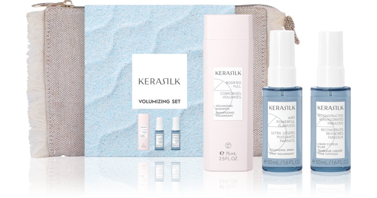 KERASILK Specialists Set kit da viaggio per il volume dei capelli 3 pz