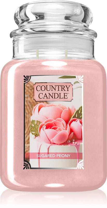 Country Candle נר ריחני Sugared Peony 737 גרם