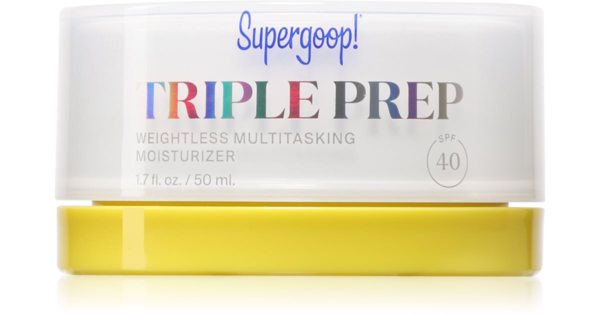 Supergoop! Triple Prep crema idratante SPF 40 50 ml