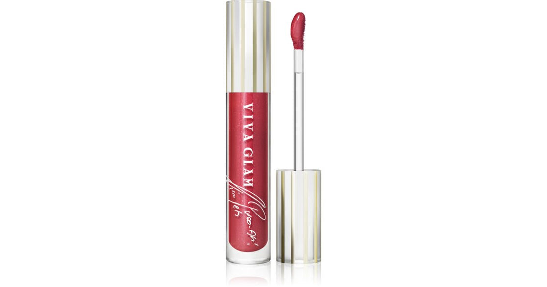 MAC Cosmetics Viva Glam Lipglass Air langvarig lipgloss i fargen Viva Kimmitment 5 ml