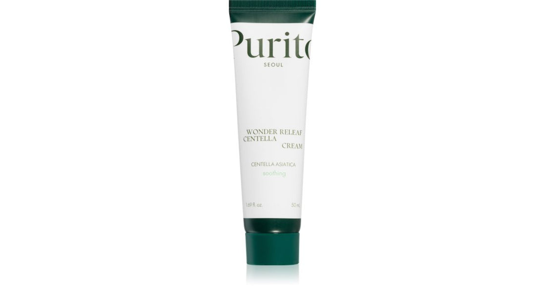 Purito Wonder Releaf Centella crema nutriente rigenerante viso con effetto lenitivo 50 ml