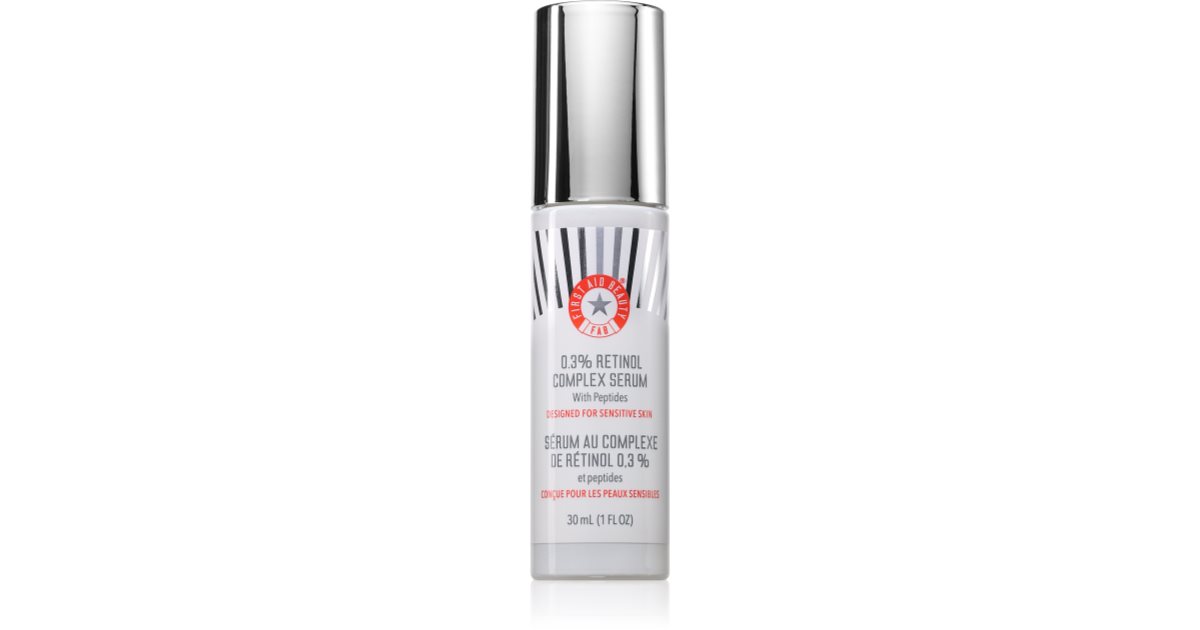 First Aid Beauty 0.3% Retinol Complex anti-wrinkle serum with retinol and peptides for sensitive skin 30 ml 