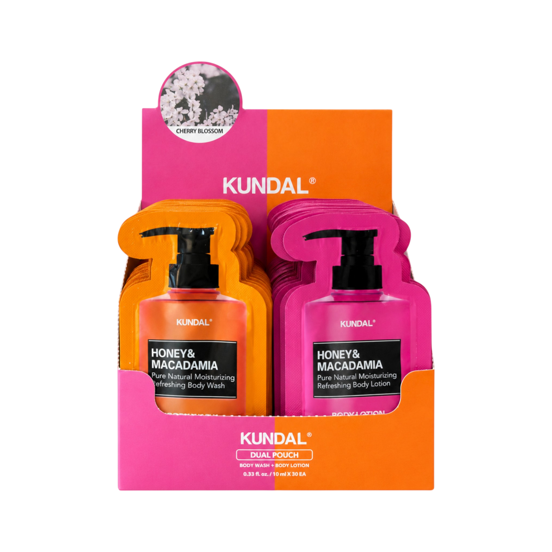 Kundal Honey &amp; Macadamia Cherry Blossom Set bustine — Sada tělové péče